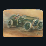 Racecar von Ethan Harper iPad Mini Hülle<br><div class="desc">Mit diesem Gemälde eines Rennwagens des französischen Grand Prix von Ethan Harper können Sie einen Ausflug in die Rückmaschine unternehmen. Durch die Staubwolke,  die im weck des Fahrzeuges hinterherhinkt,  kann man spüren,  wie schnell das Auto fährt. Nimm dir eine Kopie,  um sie an deiner Wand zu platzieren!</div>
