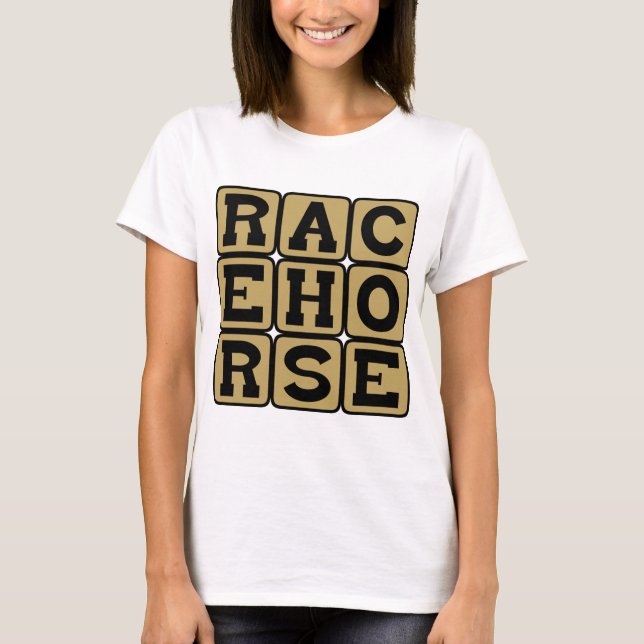 Racehorse, Reitsportler T-Shirt (Vorderseite)