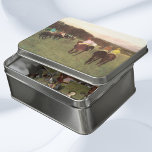 Racehorses bei Longchamp von Edgar Degas Puzzle<br><div class="desc">Racehorses bei Longchamp (1873-5) von Edgar Degas ist ein Vintages impressionistisches Kunstgemälde mit Jockeys auf Rennpferden. Die Männer machen sich den Weg zur Startlinie. Über den Künstler: Edgar Degas (1834-1917) gilt als einer der Gründer des Impressionismus,  obwohl er lieber Realismus und als Realist bezeichnet werden.</div>