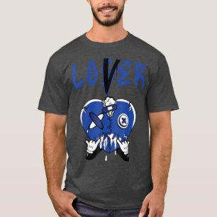 Racer Blue 5s T-Shirt zum Loser Lover Heart 5 Ar