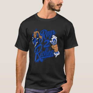 Racer Blue 5S T-Shirt zum Rag 2 Riches 5 Retro Ra