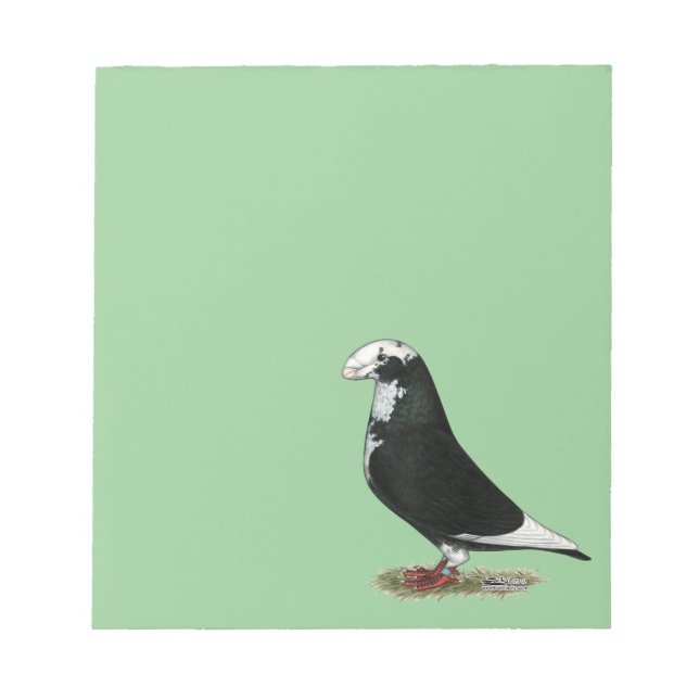 Racer Pied anzeigen Notizblock (Vorderseite)