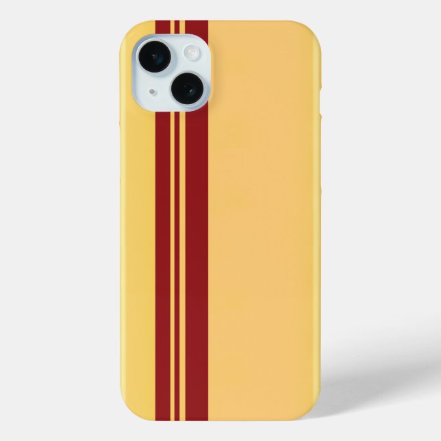 Racer Red auf Gold iPhone 6/6, Tough Case-Mate iPhone Hülle (Rückseite)
