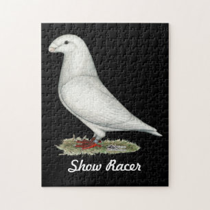 Racer White anzeigen Puzzle
