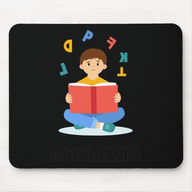Racerback zum Weltdyslexitis-Bewusstseinstag Mousepad (Vorne)