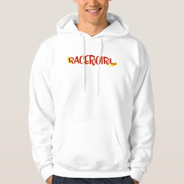 Racergirl - "ich bin geeigneter als Sie " Hoodie (Vorderseite)