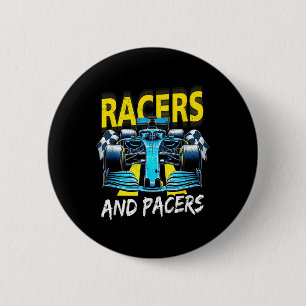 Racers And Pacers Rennwagen Die Kunst Des Rennens Button
