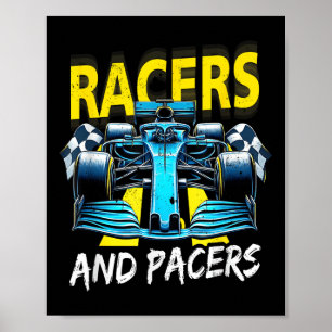 Racers And Pacers Rennwagen Die Kunst Des Rennens Poster