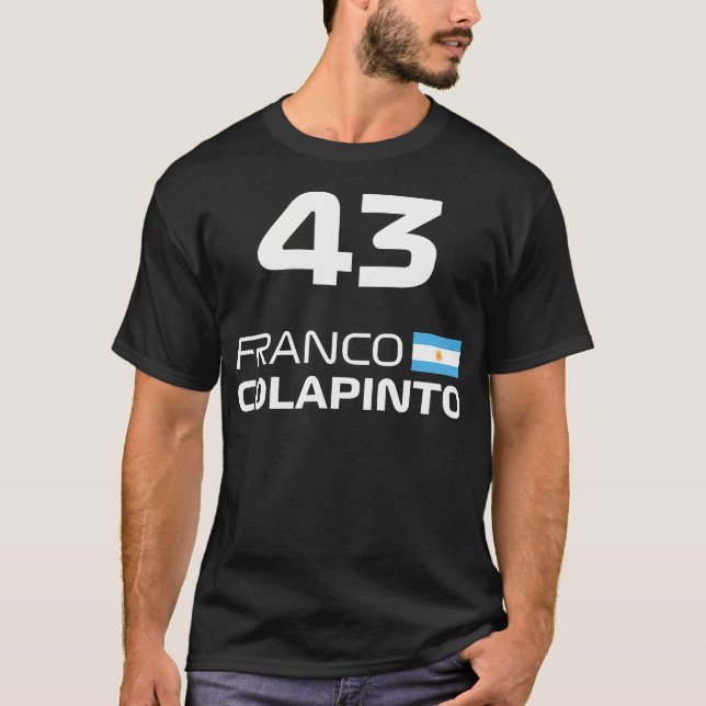 Races Formula Racing Franco Colapinto T-Shirt (Vorderseite)