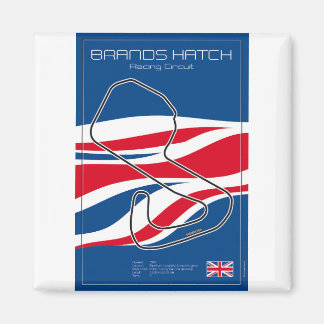 Racetrack Brands Hatch Magnet