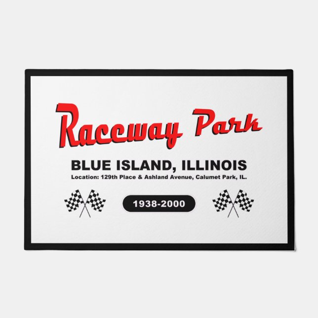 Raceway Park, Blue Island / Calumet Park, Illinois Fußmatte (Vorderseite)
