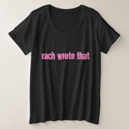 Rach-T - Shirt (Plus-Größe) 