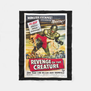 Rache der Kreatur Filmplakat-Decke Fleecedecke