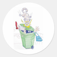 Rache der Wheelie bin Katze!