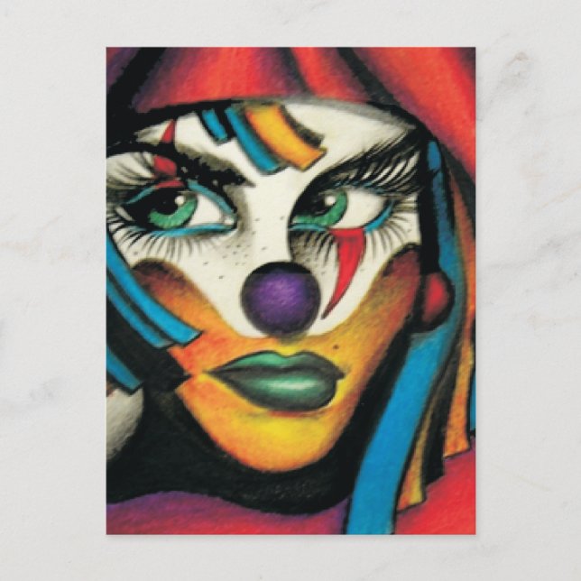 Rache des Clowns Postkarte (Vorderseite)