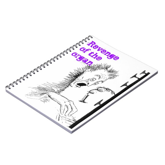 Rache des Organnotizbuches Notizblock (Linke Seite)