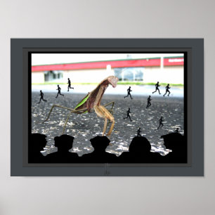 Rache des Praying Mantis-Monster Movie Poster