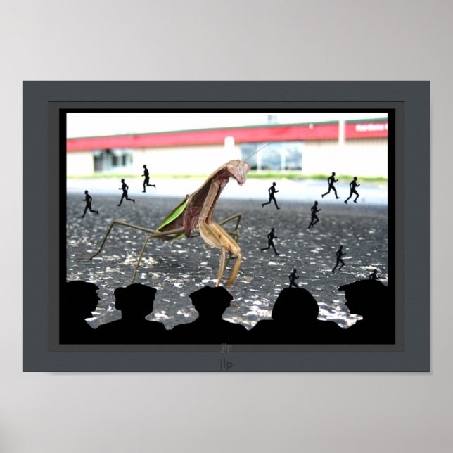 Rache des Praying Mantis-Monster Movie Poster (Vorne)