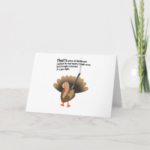 Rache des Truthühners Feiertagskarte