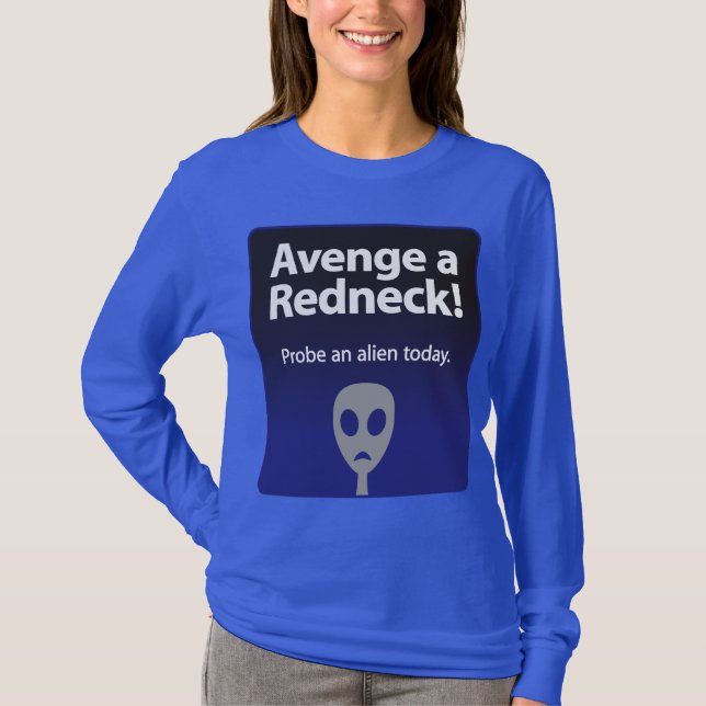 Rache einen Redneck T-Shirt (Vorderseite)