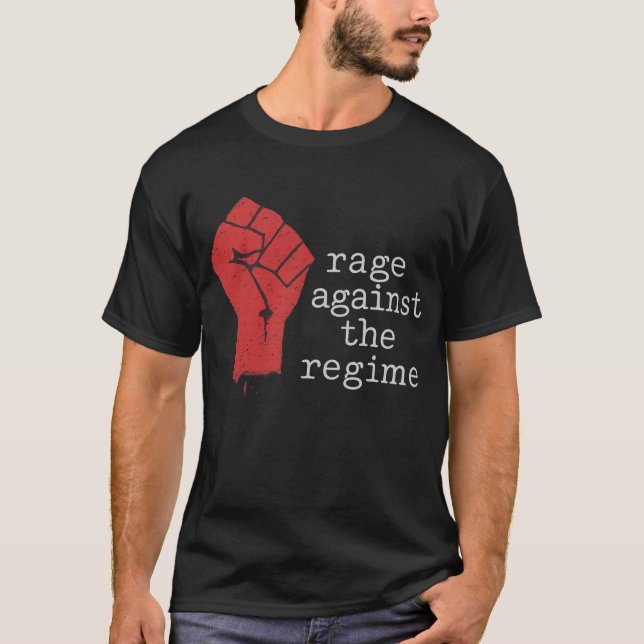 Rache gegen den Regimewettbewerb T-Shirt (Vorderseite)