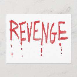 Rache Postkarte