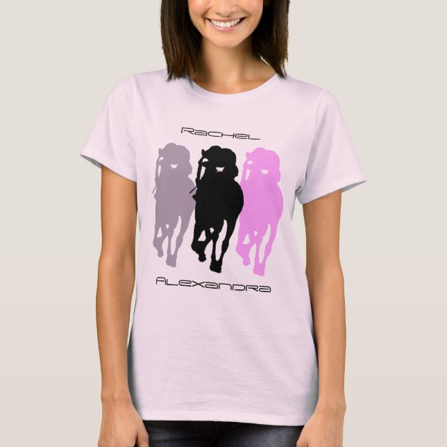 Rachel Alexandra Multi-Silhouette T - Shirt (Vorderseite)