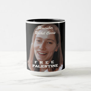 Rachel Corrie Free Palestine Tasse