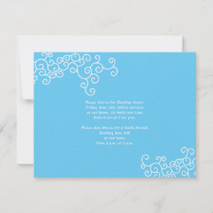 Rachel Custom Event Card Einladung