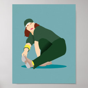 Rachel Die Australische Breakdancerin Poster