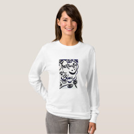 Rachel-Gekritzel-Kunst - Kentucky-Blau T-Shirt