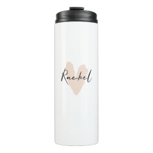 Rachel Heart Name Graphic Thermosbecher