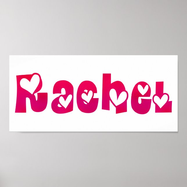 Rachel im Herzen Poster (Vorne)