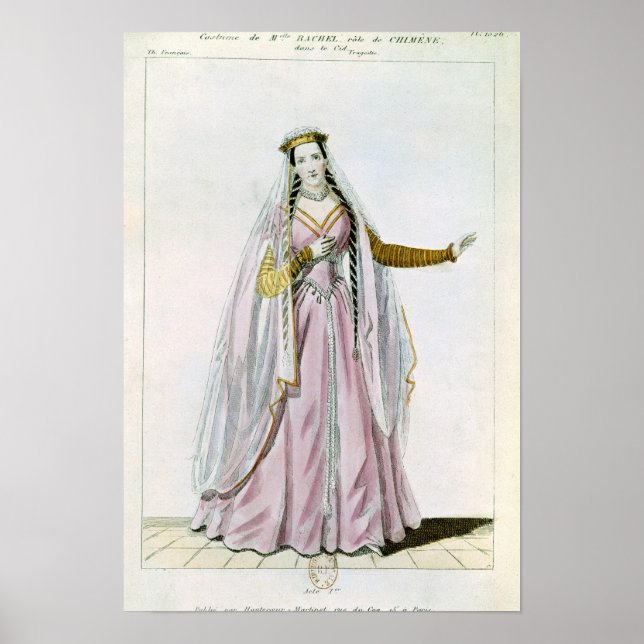 Rachel in der Rolle von Chimene Poster (Vorne)