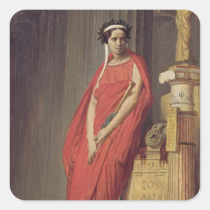 Rachel Quadratischer Aufkleber