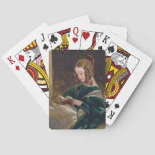 Rachel Russell Girl Portrait Edwin Henry Landseer Spielkarten