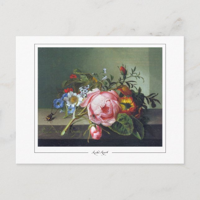 Rachel Ruysch #8 - Fine Art Postcard Postkarte (Vorderseite)