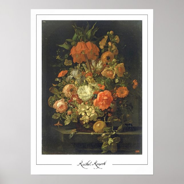 Rachel Ruysch Zedign Art Poster #64 (Vorne)