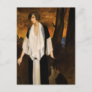 Rachel Strong von Léon Bakst 1924 Postkarte