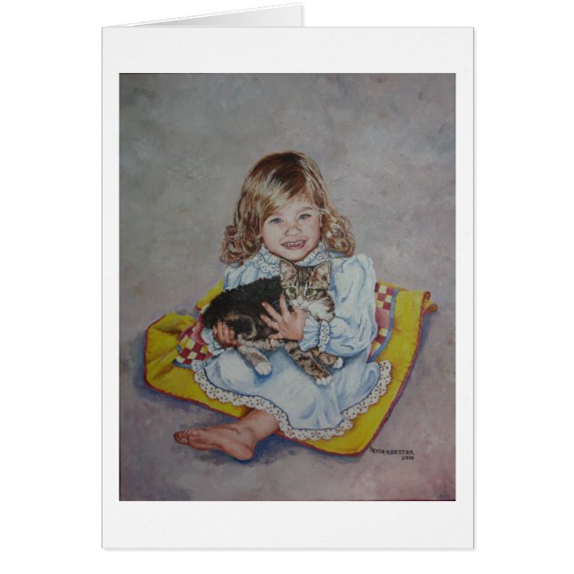 Rachel und ihr Kätzchen (Vorne)