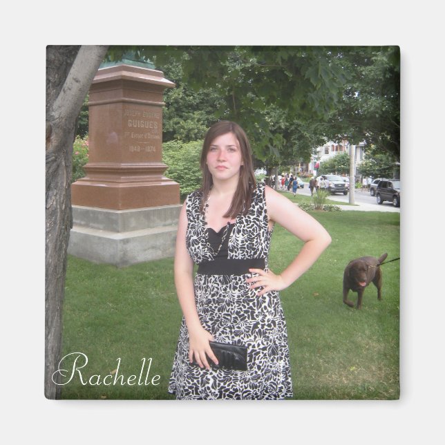 Rachelle - Abschluss der Klasse 8 Magnet (Vorne)