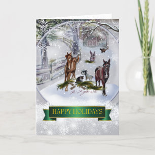 RACHELS gang 2024 Faltded Holiday Card Feiertagskarte