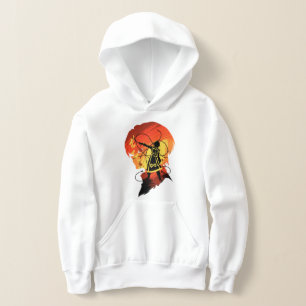 Rachsüchtiger Schattenketten-Silhouetten-Hoodie Hoodie