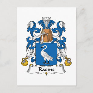 Racine Familienwappen Postkarte