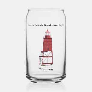 Racine North Breakwater Light kann aus Glas