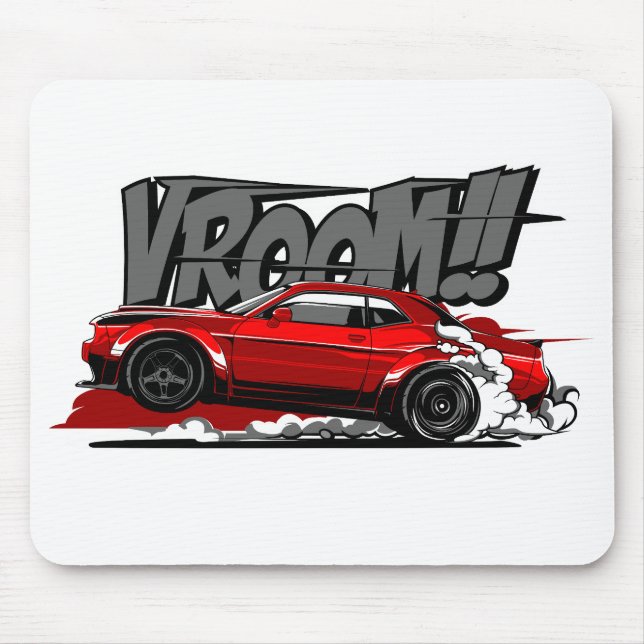 RACING AUTO VOLLSTÄNDIGE GESCHWINDIGKEIT! Mousepad (Vorne)