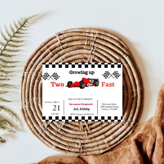 Racing Autos zweitägige Zwillingsjungen wachsen zw Einladung