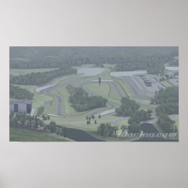 Racing Barber Motorsport Park Poster (Vorne)