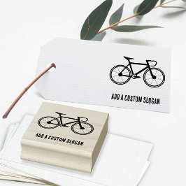 Racing Bicycle - Road Cyclist Transport - eigener  Gummistempel