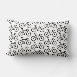 Racing Bike Print Throw Kissen